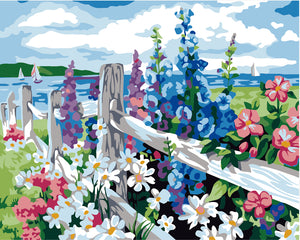 Paint by numbers Art kit - Flower Sea Paint
